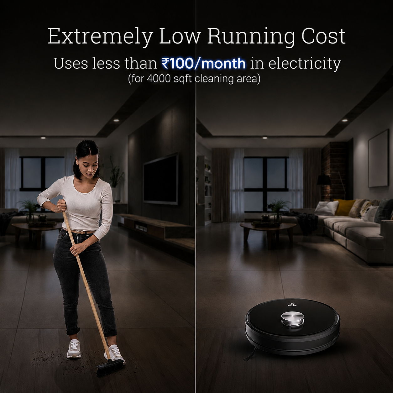 RoboClean X500 Vacuum Cleaner – Automatic Home Cleaning