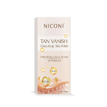 Instant Tan Removal Skin Polish | Kojic Acid & Glutathione 180g (₹45 per use)