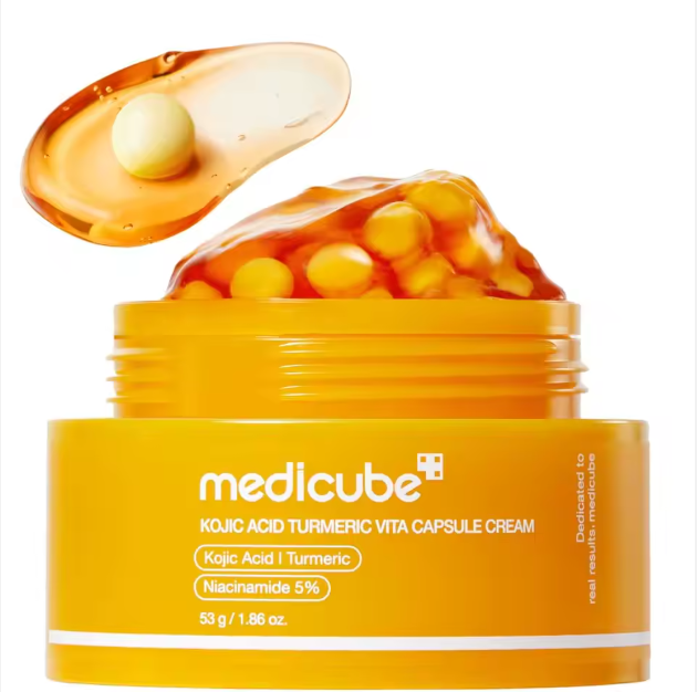 Kojic Turmeric Capsule Cream | Niacinamide + Vitamin C | Tone Correcting & Dark Spot Brightening