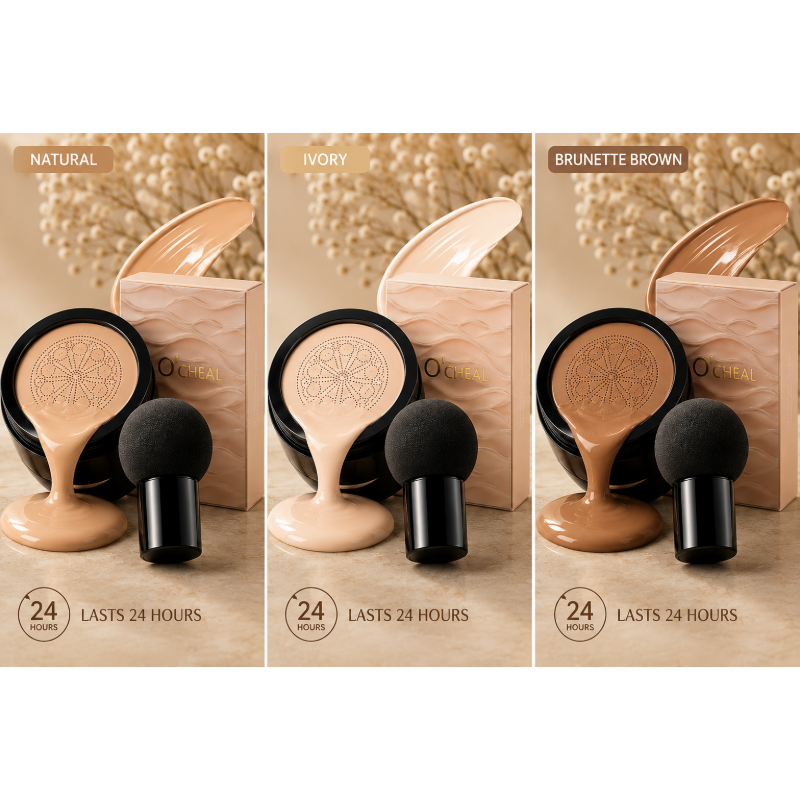 O'Cheal Airy Glow – Full Coverage CC Foundation, 24 Hour Long