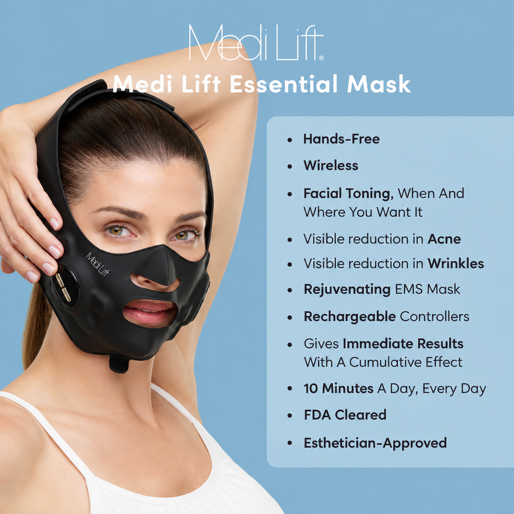 V-Face EMS Facial Lifting Mask | Jawline, Skin Tightening & Wrinkle Reduction