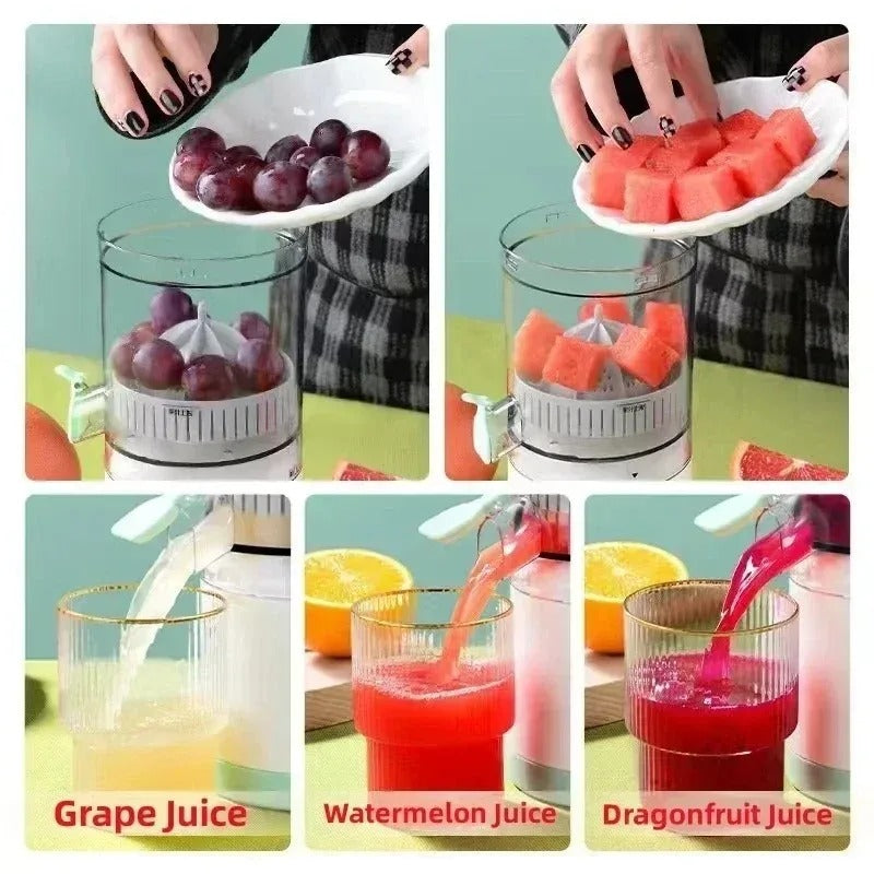 Portable Electric Citrus Juicer – USB Rechargeable Automatic Juicer