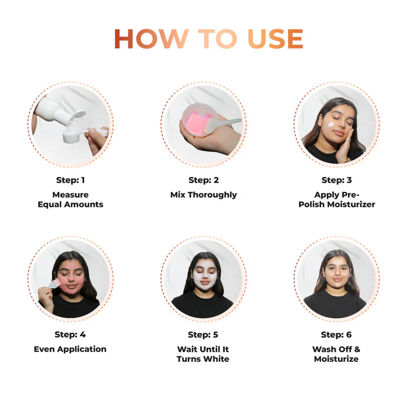 Instant Tan Removal Skin Polish | Kojic Acid & Glutathione 180g (₹45 per use)