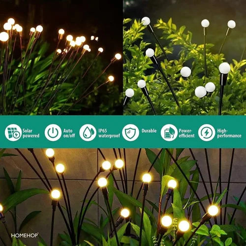 Solar Firefly Garden String Lights – 8 LED IP65 Outdoor