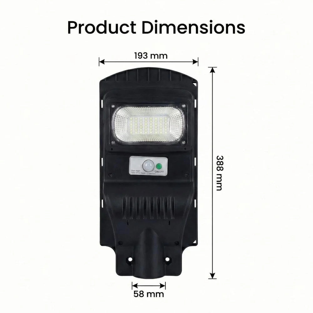 65W Solar Street Light – Smart, Powerful & Energy Efficient | 1 Year Warranty