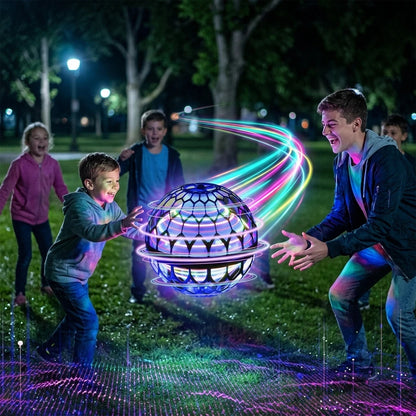 Flying Spinner Ball – LED Light Up Boomerang Orb Toy | Shockproof, Auto Return Hover