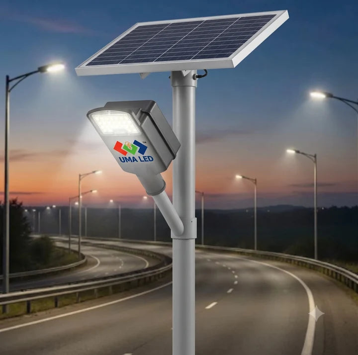 25W Semi Integrated Solar Street Light | High Brightness Outdoor Solar LED Light with Mono Solar Panel