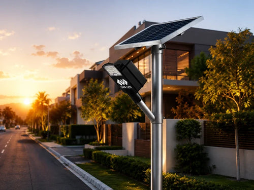 12W Solar Street Light | 60W Mono Panel & 18Ah LiFePO4 Battery