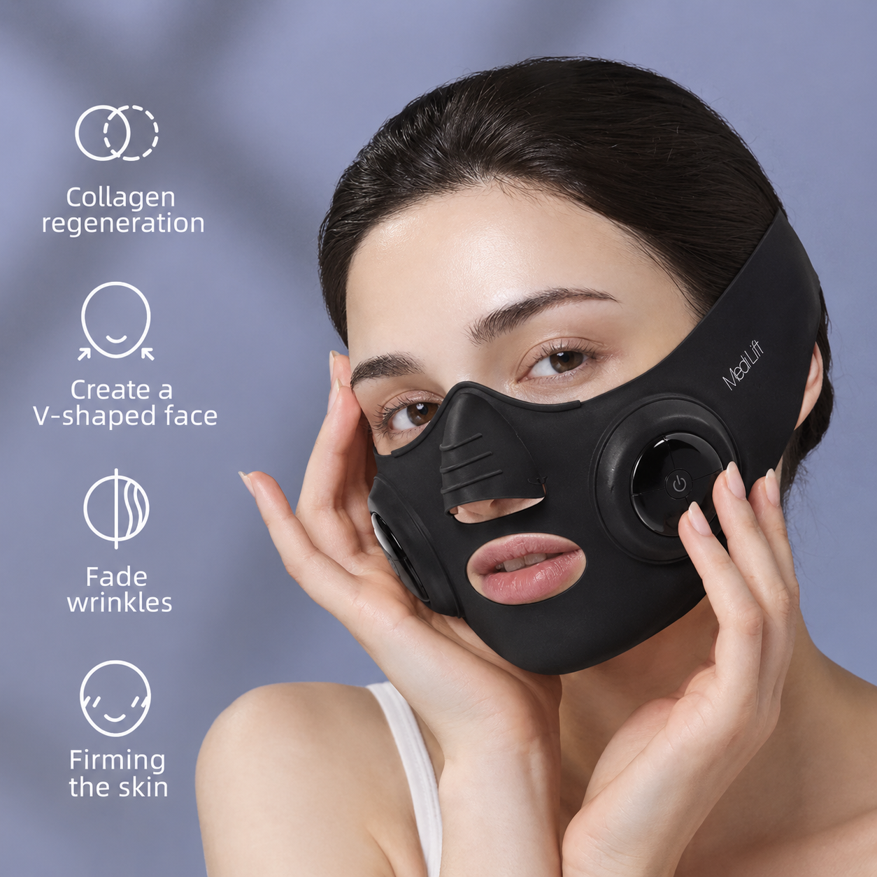 V-Face EMS Facial Lifting Mask | Jawline, Skin Tightening & Wrinkle Reduction