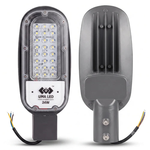 24W LED Street Light Lens Model | IP66 Waterproof Outdoor Light