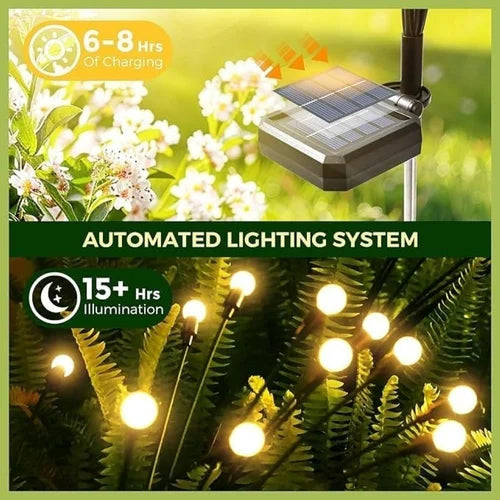 Solar Firefly Garden String Lights – 8 LED IP65 Outdoor