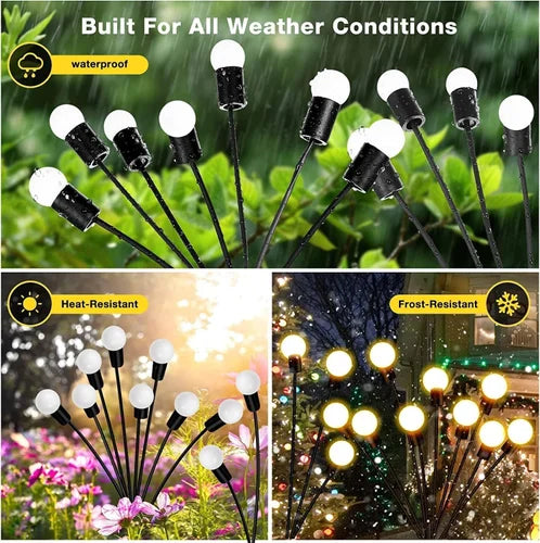 Solar Firefly Garden String Lights – 8 LED IP65 Outdoor