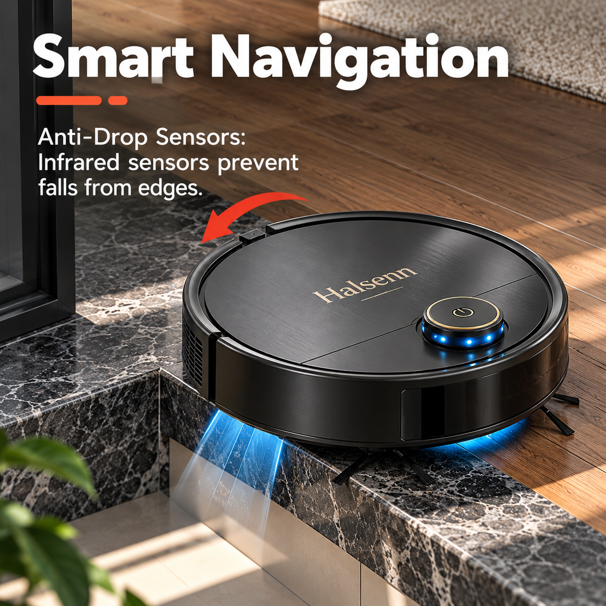 3-in-1 Robo X500 | Smart Sweeping, Vacuuming & Mopping Floor Cleaner