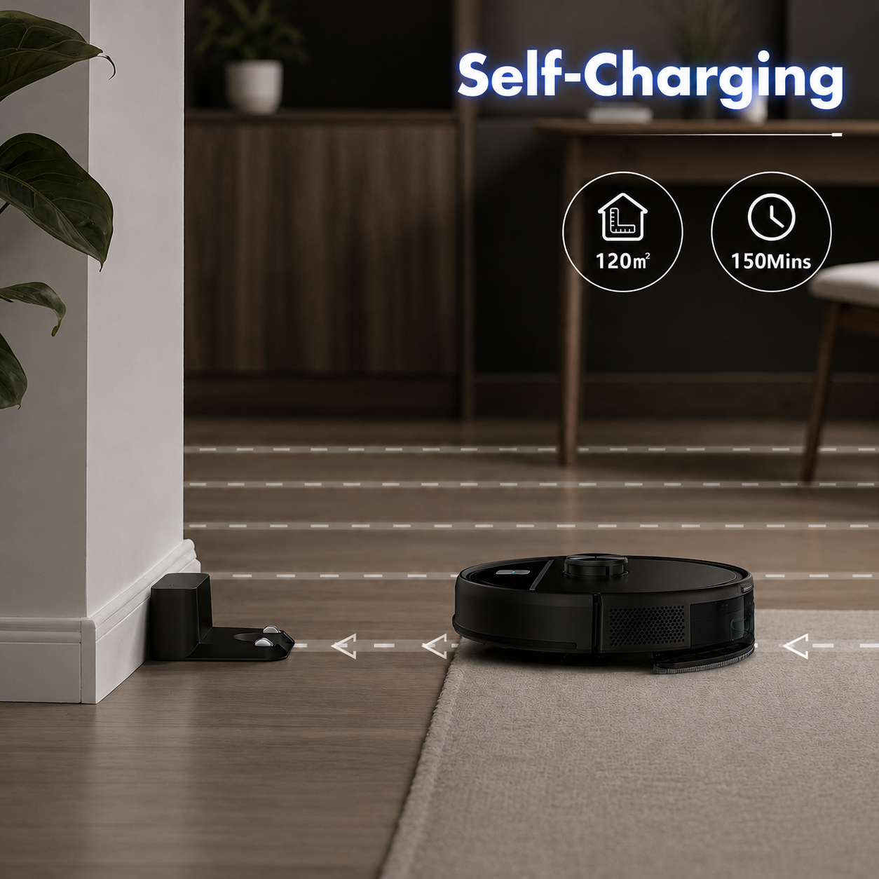 RoboClean X500 Vacuum Cleaner – Automatic Home Cleaning