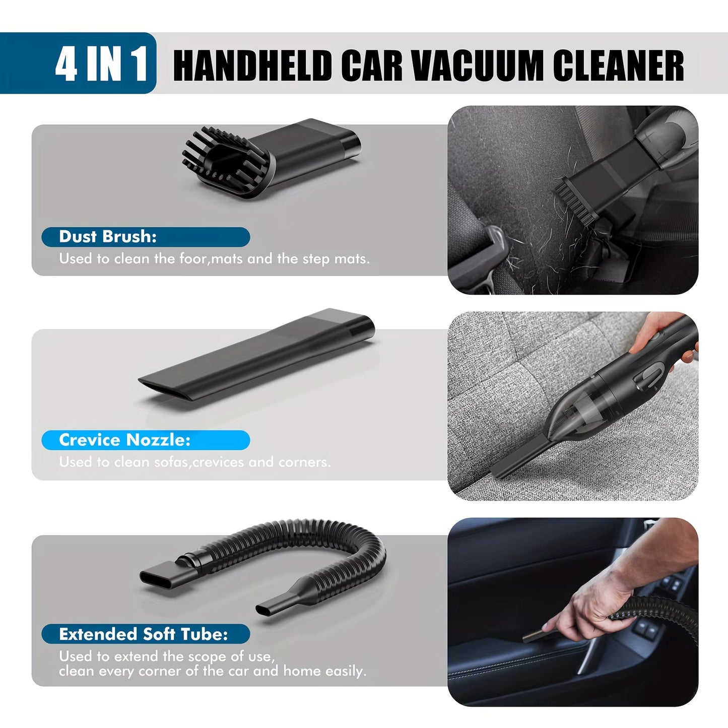 CleanShield 4 in 1 Handheld Vacuum Cleaner