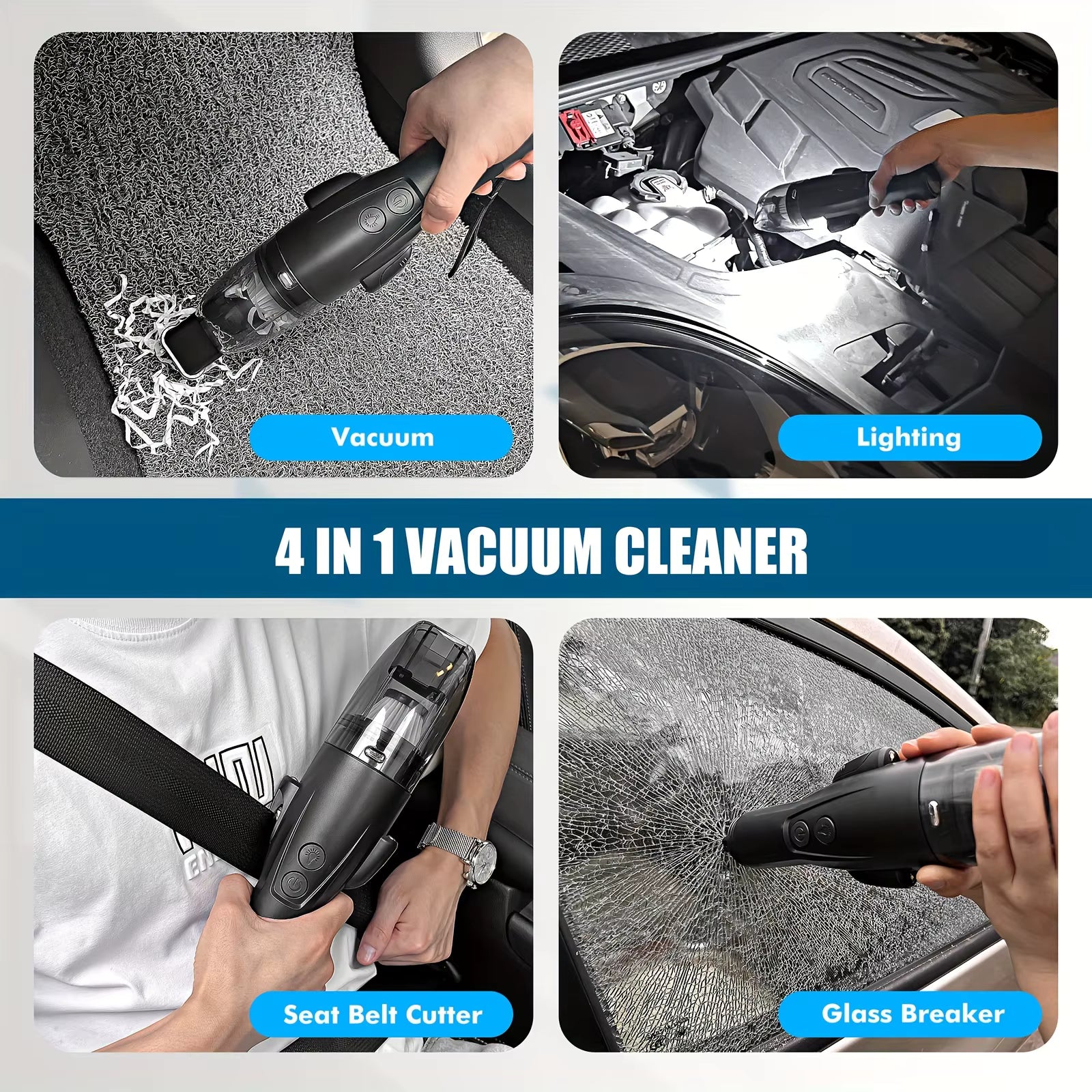 CleanShield 4 in 1 Handheld Vacuum Cleaner