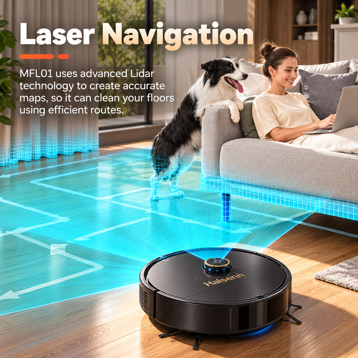 3-in-1 Robo X500 | Smart Sweeping, Vacuuming & Mopping Floor Cleaner
