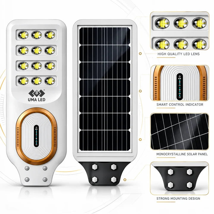 400W Solar Street Light | All-in-One Solar LED Street Light with Lithium Battery