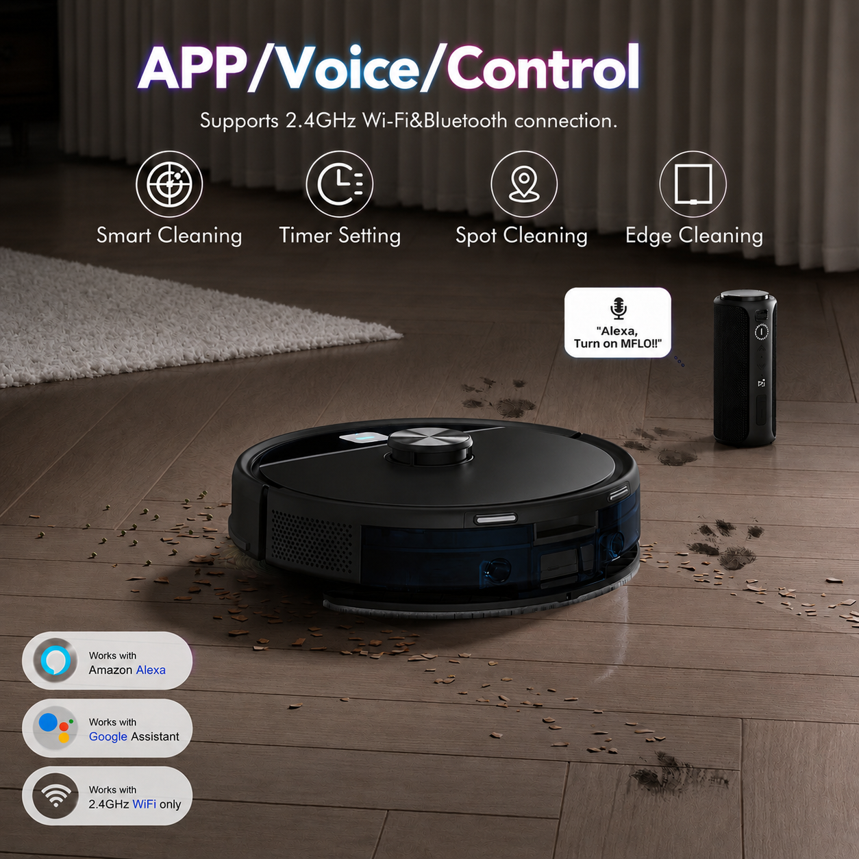 RoboClean X500 Vacuum Cleaner – Automatic Home Cleaning