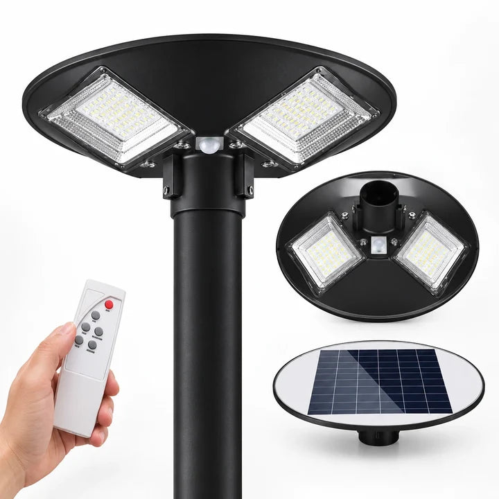 250W Solar UFO Street Light 5 Window | High Brightness Outdoor Solar LED Light