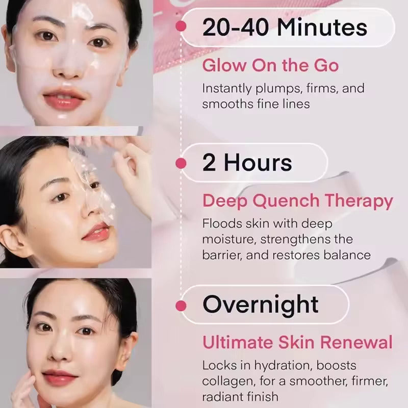 Korean Glass Hydra Booster Mask | Pure 28g Collagen/pack