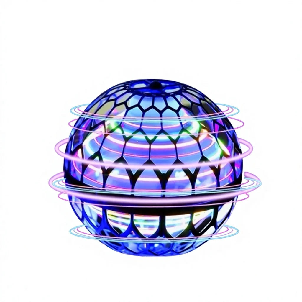 Flying Spinner Ball – LED Light Up Boomerang Orb Toy | Shockproof, Auto Return Hover