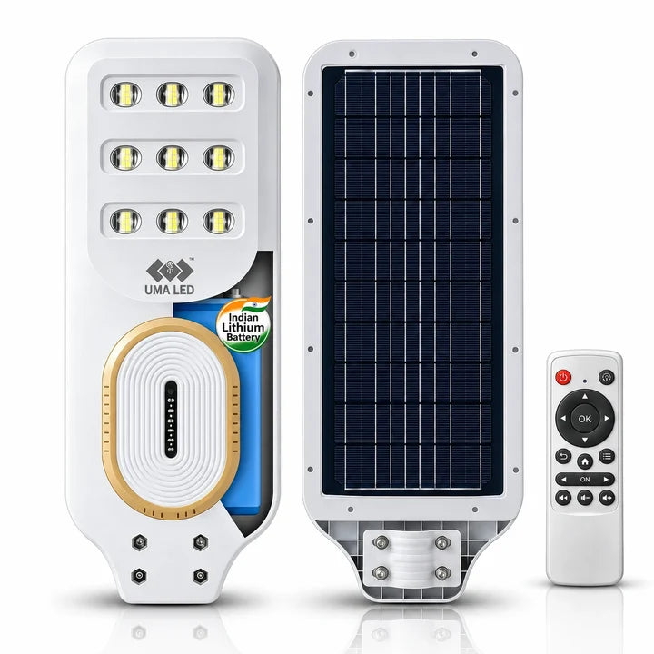 300W Solar Street Light with Inbuilt Solar Panel | IP65 Waterproof Outdoor LED Street Light