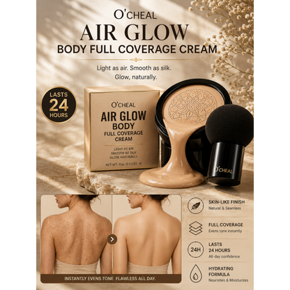 O'Cheal Airy Glow – Full Coverage CC Foundation, 24 Hour Long