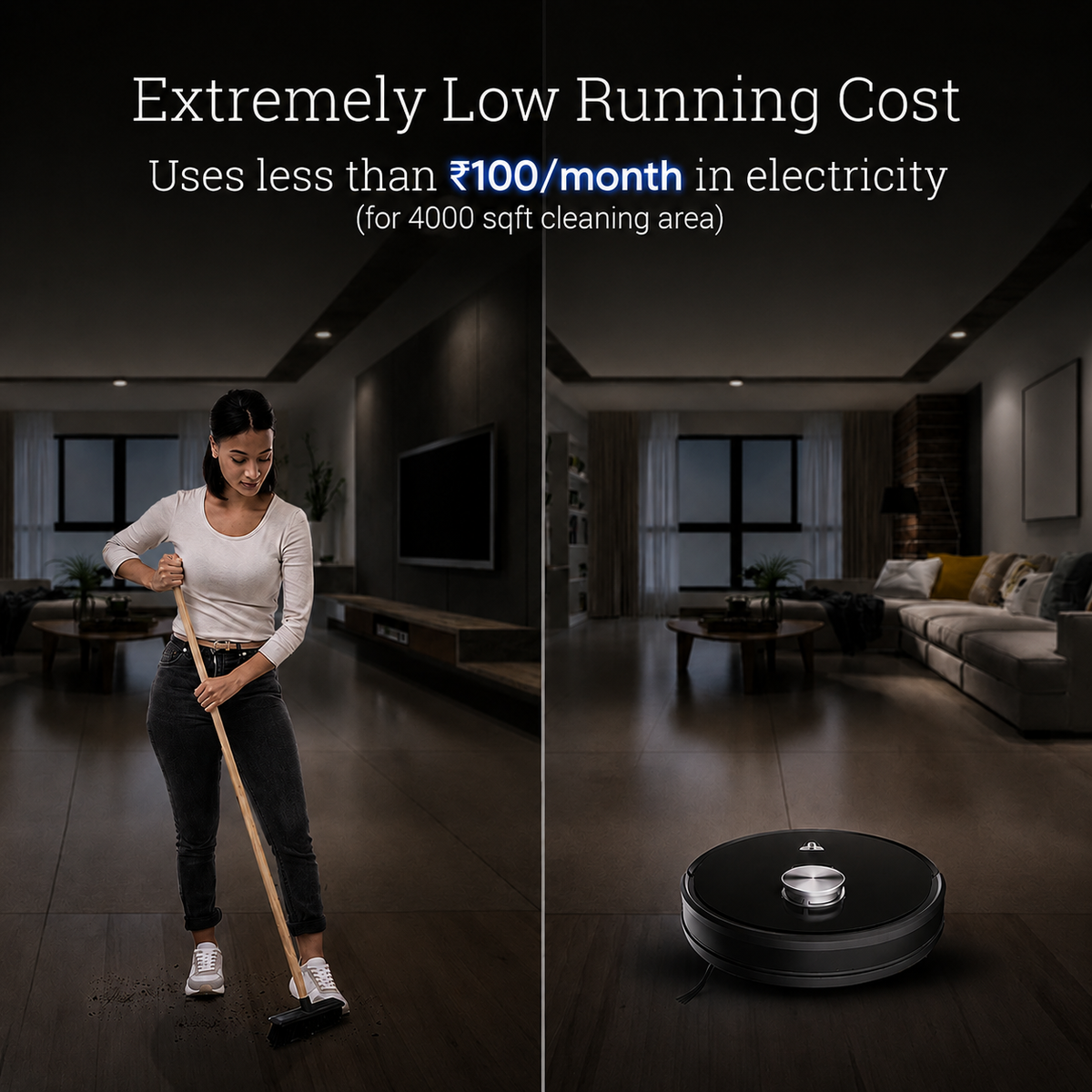 RoboClean X500 Vacuum Cleaner – Automatic Home Cleaning