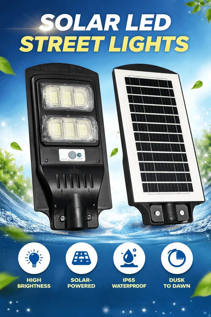 100W All-in-One Solar Street Light | Outdoor LED