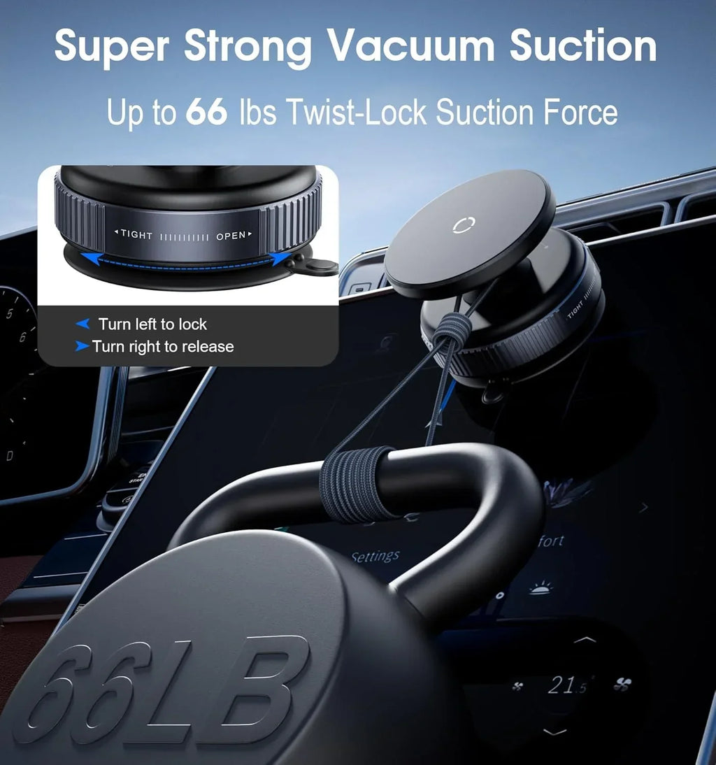 OrbitMount – 360° Magnetic Car Phone Holder