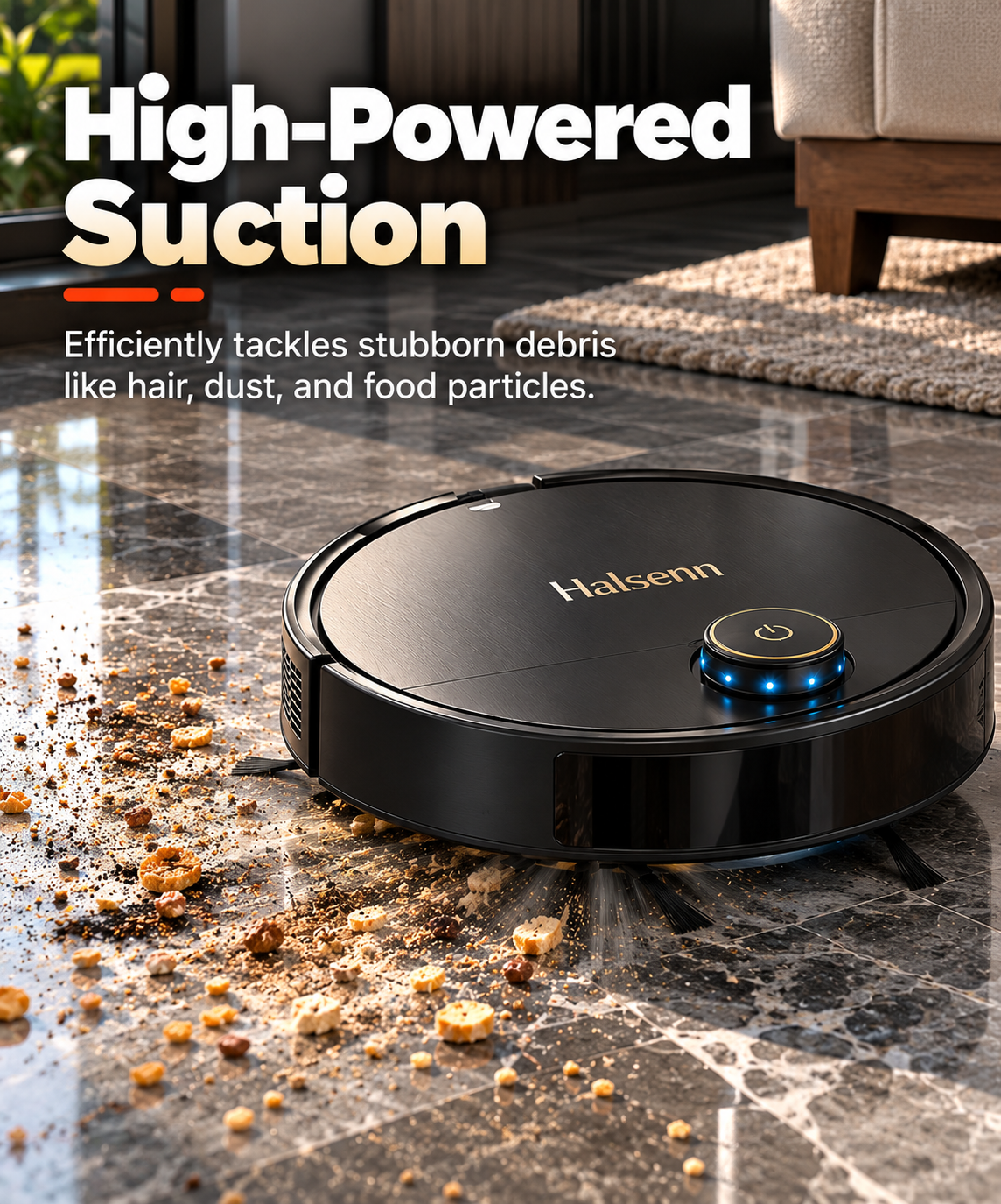 3-in-1 Robo X500 | Smart Sweeping, Vacuuming & Mopping Floor Cleaner