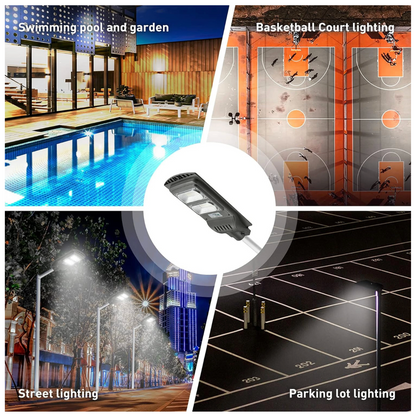 65W Solar Street Light – Smart, Powerful & Energy Efficient | 1 Year Warranty