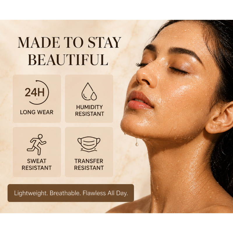 O'Cheal Airy Glow – Full Coverage CC Foundation, 24 Hour Long