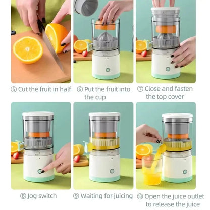 Portable Electric Citrus Juicer – USB Rechargeable Automatic Juicer