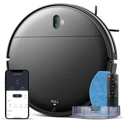 Smart Robot Vacuum & Mop – 5000 Pa Suction, Laser Navigation, App & Alexa Control