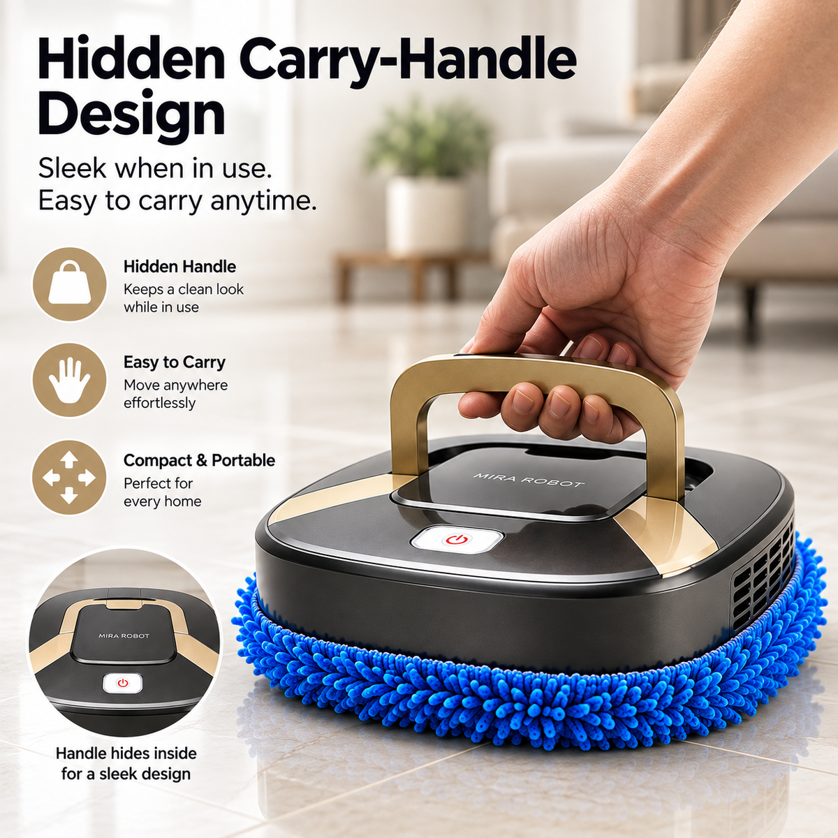 MIRA ROBOT – Smart Automatic Floor Mop
