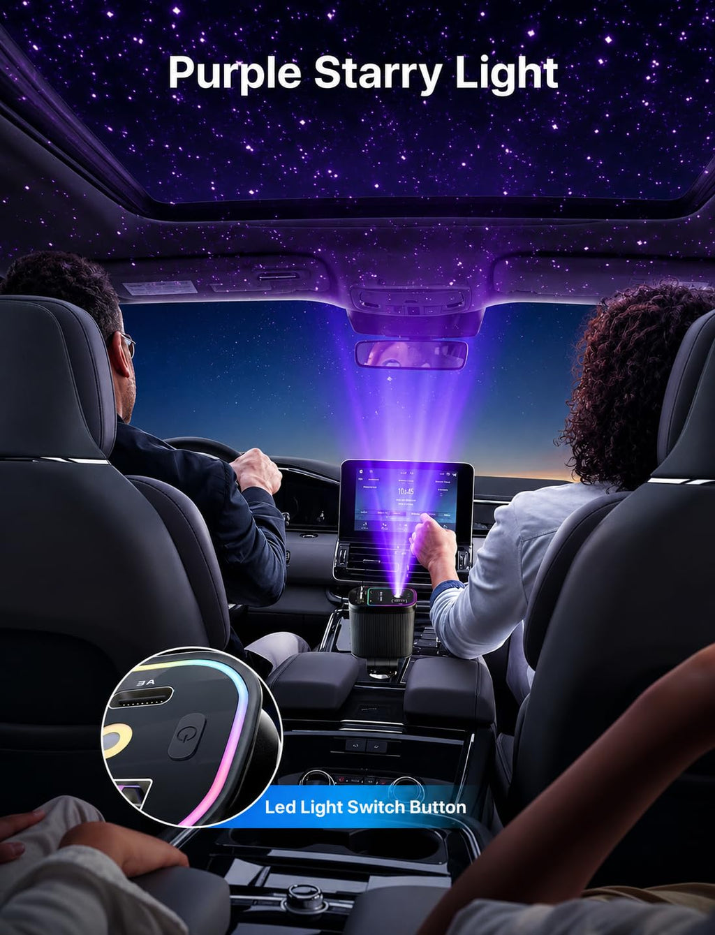 DriveGlow™ 4-in-1 Starlight Car Charger