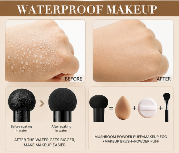 O'Cheal Airy Glow – Full Coverage CC Foundation, 24 Hour Long