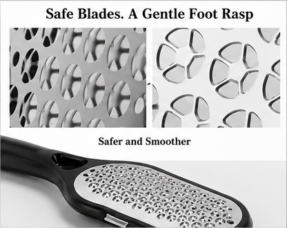 Foot File & Callus Remover | Anti-Splash Pedicure Rasp