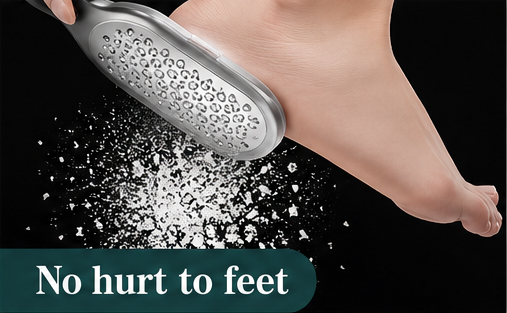 Foot File & Callus Remover | Anti-Splash Pedicure Rasp