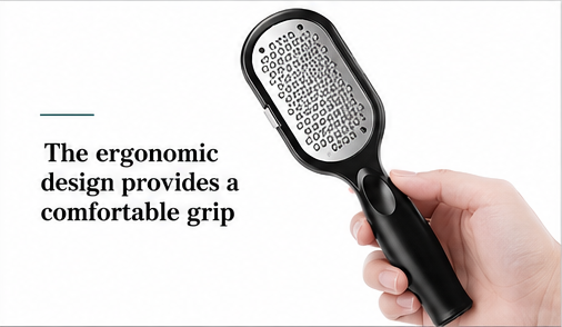 Foot File & Callus Remover | Anti-Splash Pedicure Rasp
