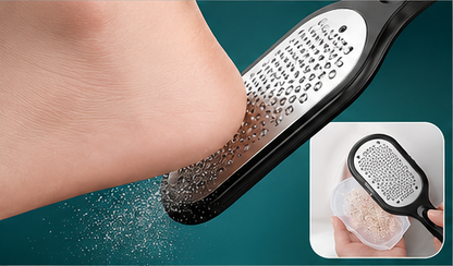 Foot File & Callus Remover | Anti-Splash Pedicure Rasp