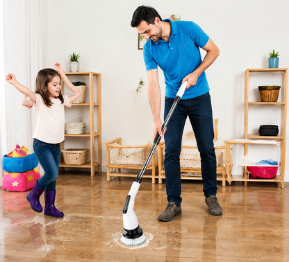 9-in-1 Electric Spin Scrubber – Cordless Retractable Cleaning Brush, IPX6 Waterproof