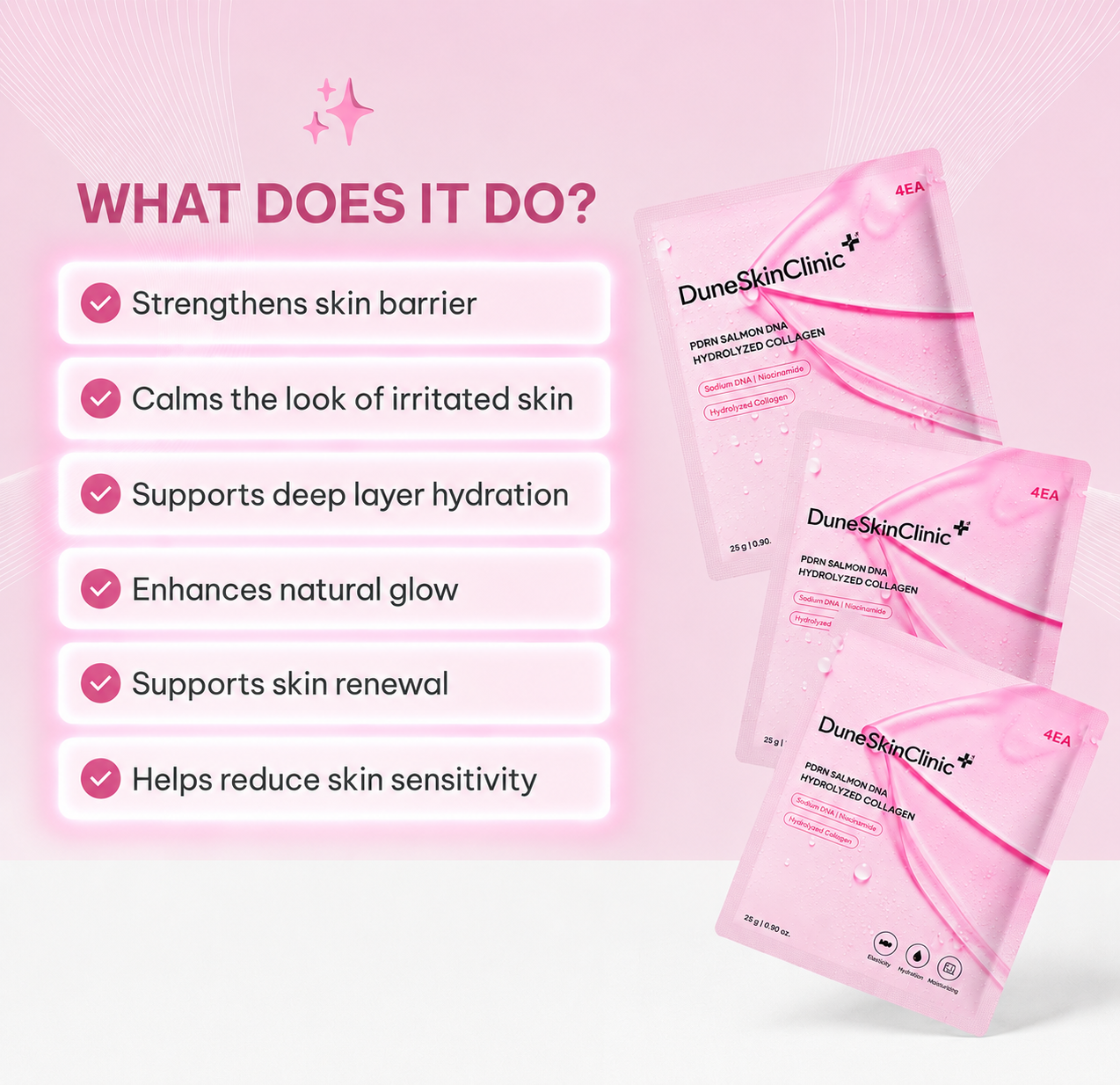 Korean Glass Hydra Booster Mask | Pure 28g Collagen/pack
