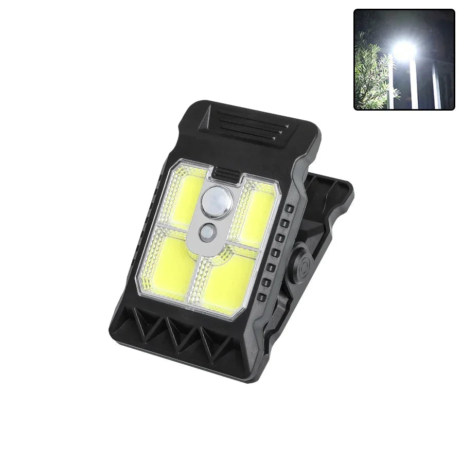 YD21-B Emitting Color Solar Clip-On Outdoor Light With Motion Sensor Modes