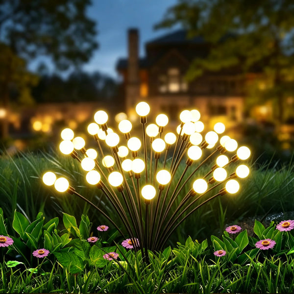 Solar Firefly Garden String Lights – 10 LED IP65 Outdoor