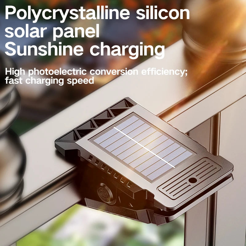 Solar Clip-On Outdoor Light With Motion Sensor Modes