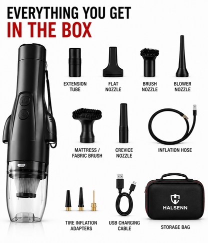 Kavach 8-in-1 Pro | Cordless Emergency Safety & Cleaning Tool