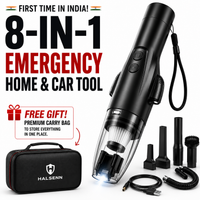 Kavach 8-in-1 Pro | Cordless Emergency Safety & Cleaning Tool